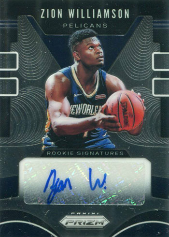 Zion Williamson 21/22 Panini Select X-Factor Auto Jersey Silver