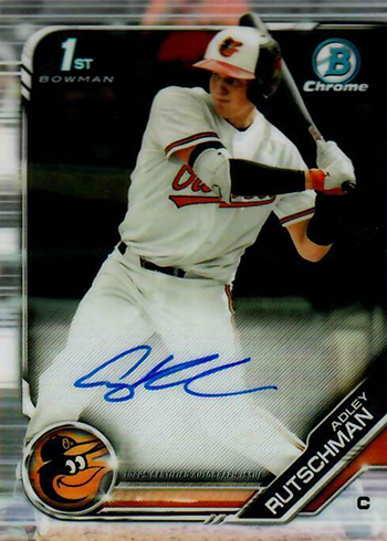 2019 Bowman Chrome PEYTON BURDICK Sparkles Refractor Auto RC #70