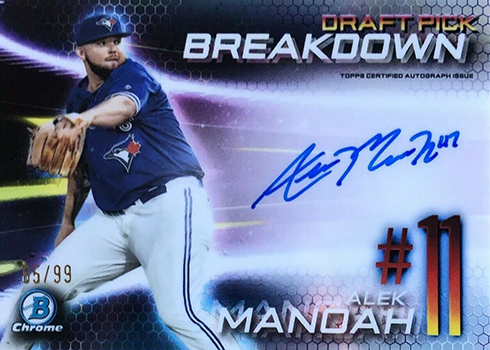 2019 Bowman Draft Chrome Draft Pick Autographs Gold Refractor #CDA