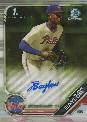2019 Bowman Chrome Autographs Checklist and Prospect Guide