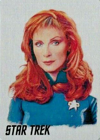 AC8 42/50 Star Trek InfleXions Starfleet's Finest Painted Portrait Rand 