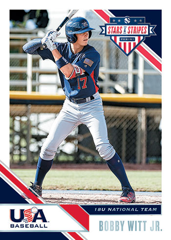 2019 Panini USA Stars & Stripes Longevity Bryson Stott Card #11