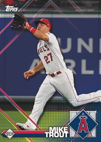 2020 Topps MLB Stickers Mike Trout