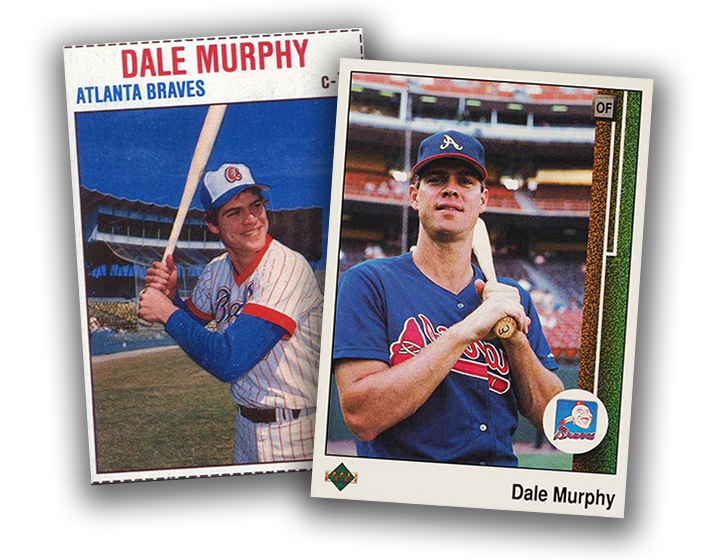 Starting Lineup 1st Release 1988 Dale Murphy Atlanta Braves on Card for sale online 