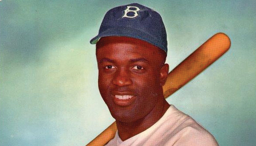  Wee Blue Coo Vintage Portrait Jackie Robinson Baseball