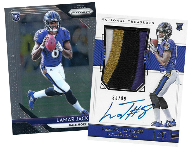 Lamar Jackson Card Hot List, Most Popular Rookies, Valuable Autographs