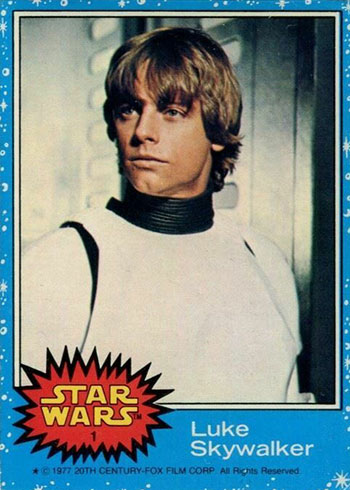 1977 Topps Star Wars Series 2 Red #83 Aboard The Millennium Falcon > Luke > Good