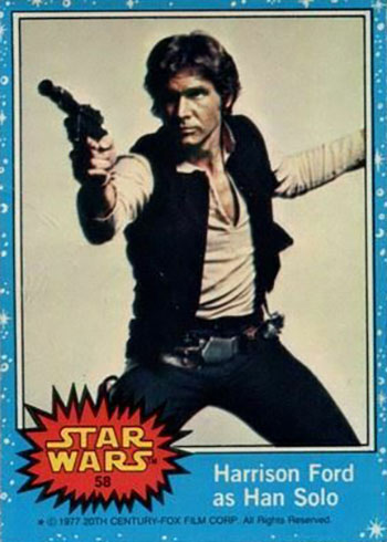 1/1Superfractor Topps Star Wars Han Solo