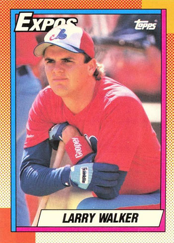 1990 Topps Tiffany Larry Walker