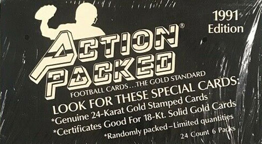 1991 Action Packed Football Box