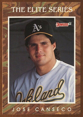 1991 Donruss Elite Series Jose Canseco