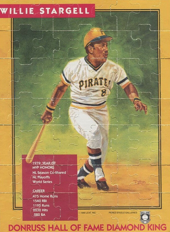 1991 Donruss Baseball Willie Stargell Puzzle