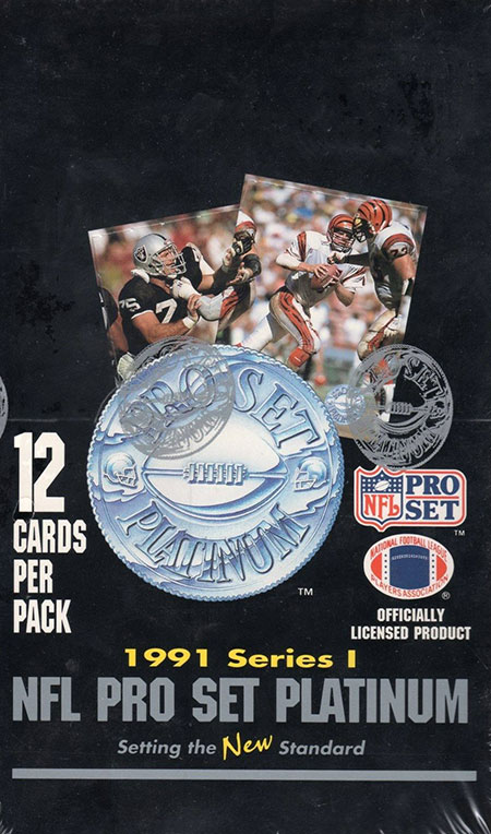 Football Cards - 1991 Pro Set Platinum