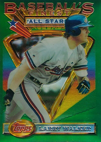 1993 Topps Finest Refractors Larry Walker