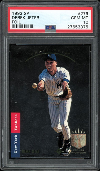 1993 SP Derek Jeter Rookie Card PSA 10