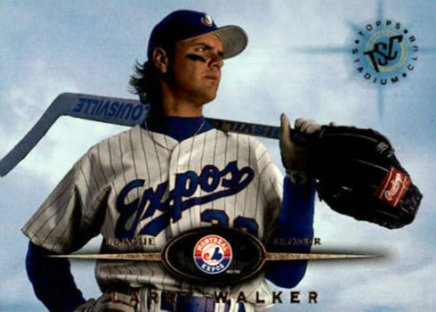  1997 Score Baseball Card #176 Larry Walker : Collectibles &  Fine Art