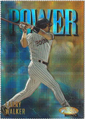 Larry Walker player worn jersey patch baseball card (Colorado Rockies) 2004  Donruss Throwback Threads Century Collection #CC49 LE 163/250