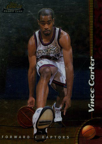  Vince Carter 1998-99 Fleer Brilliants Rookie Card