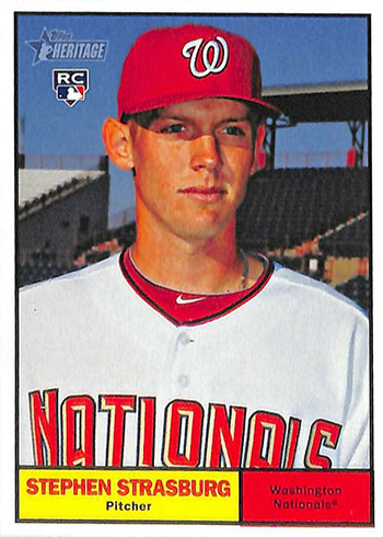 Stephen Strasburg 2010 Bowman Chrome Nationals True Rookie Rc #1