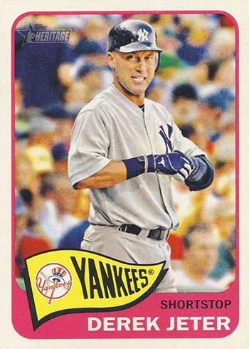 2010 Topps Heritage 486 Derek Jeter SP World Series MVP 2000 - Sportsnut  Cards