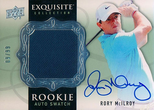 2014 Upper Deck Exquisite Rory McIlroy Rookie Card