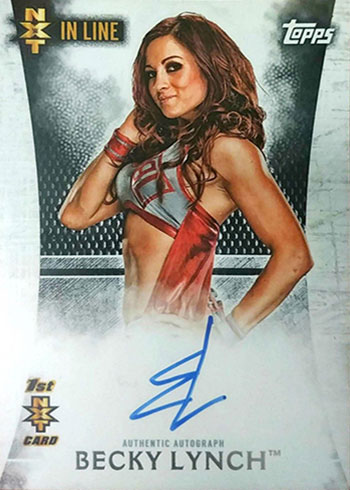 2015 Topps WWE Undisputed Becky Lynch Autograph