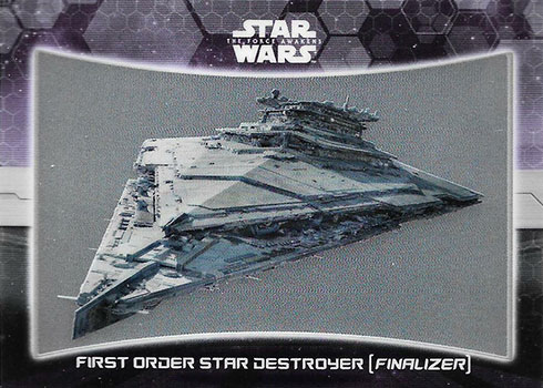 Details about   2016 Star Wars The Force Awakens Chrome Ships and Vehicles #1 Millennium Falcon