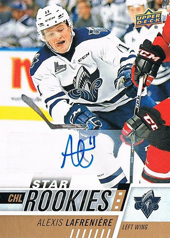 2017-18 Upper Deck CHL Alexis Lafreniere Autograph