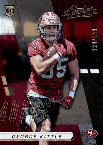 George Kittle Autographed Signed 49Ers 2017 Elite #109 Rookie Card Auto 10  Beckett Slabbed