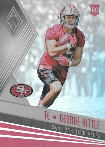 Autographed San Francisco 49ers George Kittle 2017 Panini National  Treasures SP Rookie Individually Numbered 20/99 #160 Card