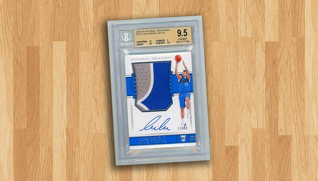2018-19 National Treasures Luka Doncic Rookie Card Tops $237,000