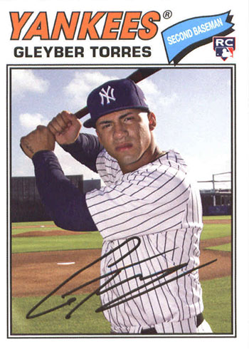 Gleyber Torres is the 2018 Bowman Lucky Redemption / Blowout Buzz