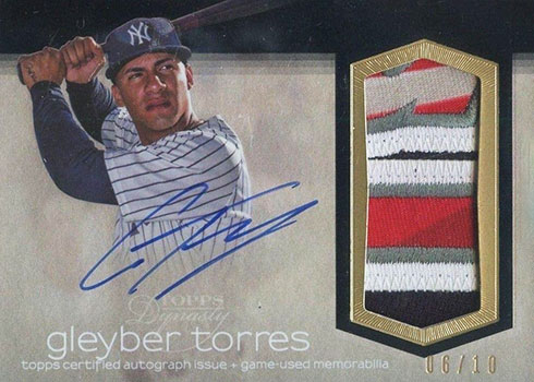 Gleyber Torres Autographed Trading Cards, Signed Gleyber Torres Inscripted  Trading Cards