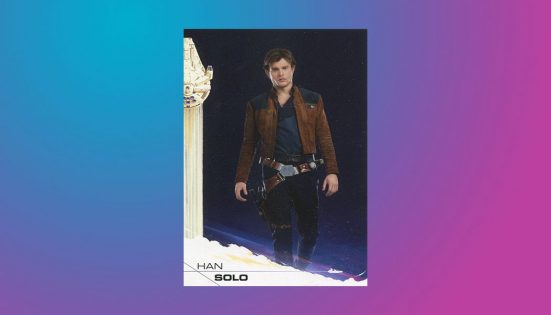 Topps-Star Wars-solo-cromos 1 display 1 álbum