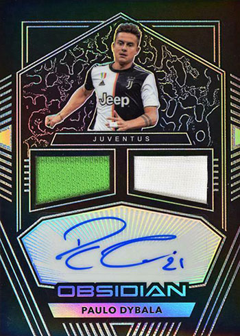 2019-20 Panini Obsidian Soccer Dual Jersey Ink