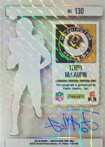 2019 Panini Unparalleled #333 Terry McLaurin Jersey Autograph