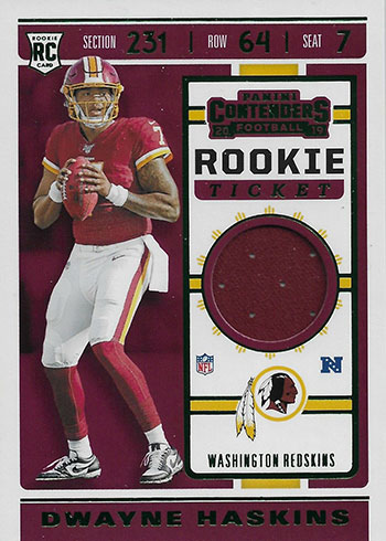 : 2019 Panini Contenders NFL Season Ticket Football #57