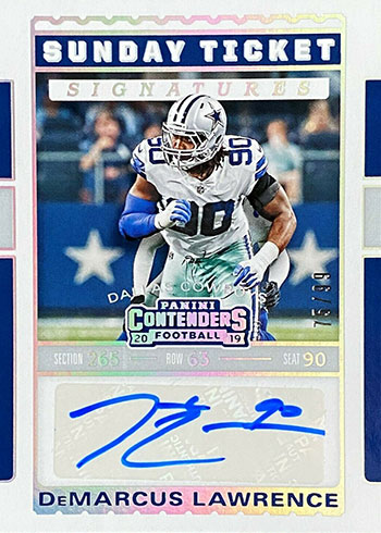 2019 Panini Contenders Season Ticket Autographs Gold #27 Austin