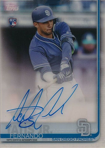 Autographed San Diego Padres Fernando Tatis Jr. Topps Gray