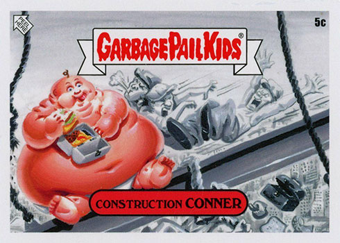 2019 Topps Garbage Pail Kids GPK x NYC Takeover #5C CONSTRUCTION CONNER SP C 