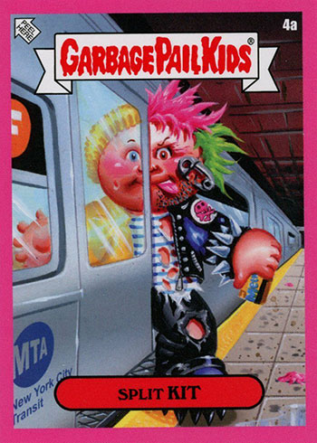 2019 Topps Garbage Pail Kids GPK x NYC Takeover #1A NEW WAVE DAVE Green SP //182