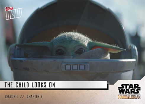 Topps 2019 Star Wars Living Set card #58 The Child Mandalorian Baby Yoda Grogu 