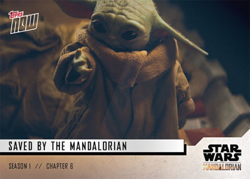 2019 Topps Living The Child Baby Yoda #58 New Hope Star Wars Mandalorian Disney 
