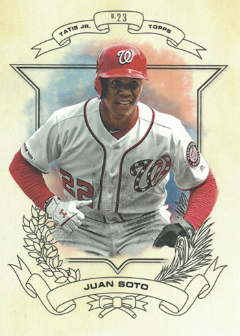 2019 Topps X Fernando Tatis Jr. 0.23 Baseball Checklist, Print Run