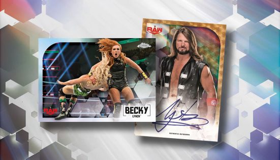 2020 TOPPS WWE CHROME WRESTLING HOBBY BOX 