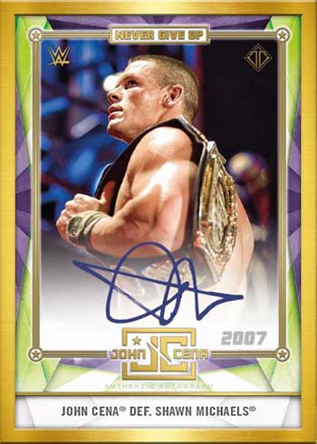 WWE Wrestling Autograph Card John Cena A-JC 