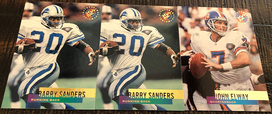 : 1995 Stadium Club Detroit Lions Team Set with 2 Barry Sanders -  15 NFL Cards (Includes SP's) : Collectibles & Fine Art