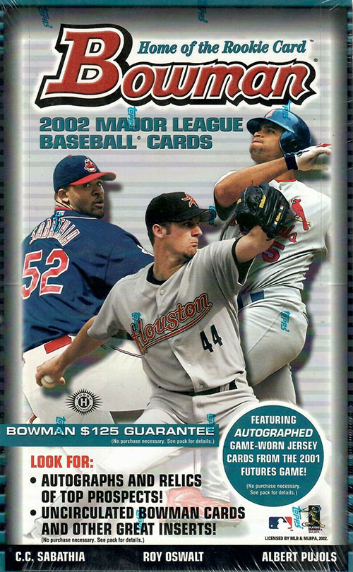 2002 Bowman Baseball Hobby Box