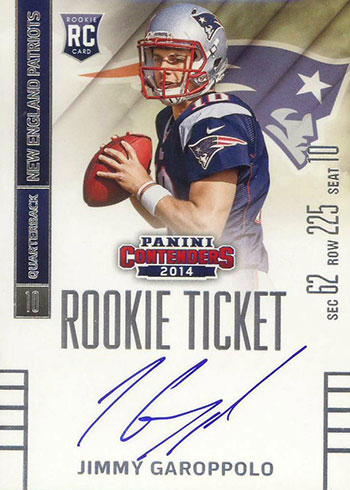 Jimmy Garoppolo Autographed Card 