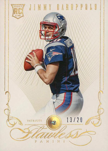 2014 PANINI ROOKIES & STARS JIMMY GAROPPOLO ROOKIE CARD No.152 Patriots